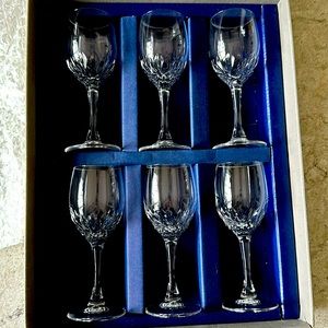 Crystal Wine Glasses, 4 oz